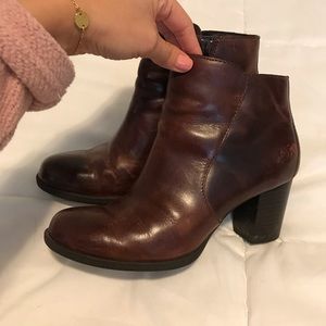 Brown Born booties